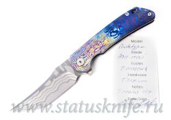 Нож Осаренко Дмитрий DOCK Prototype San Mai Timascusфотография - 10