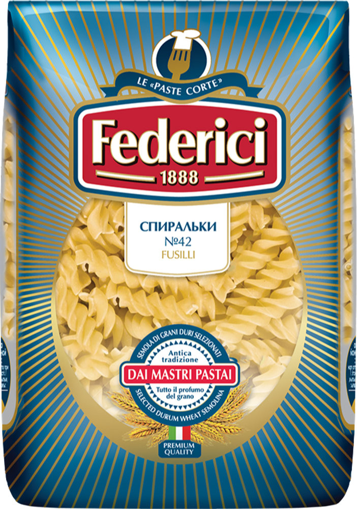 Federici Макароны Спиральки № 42, 500 г