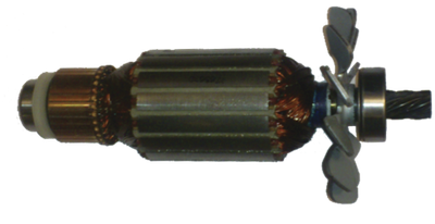 Якорь п/м Makita 2414NB (7-зуб левый, D:15/54/36.2/9-мм, L:195-мм, а: 510240-7) [AEZ]