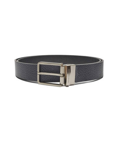 Кожаный двухсторонний ремень Armani Exchange - черный(XM000185 AF11958)