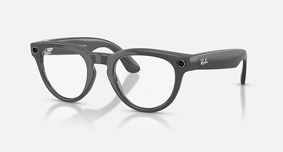 Умные очки Ray-Ban Meta Headliner Gen 2 (RW4013) Shiny Asteroid Grey/Clear/Emerald Transitions S50 T150