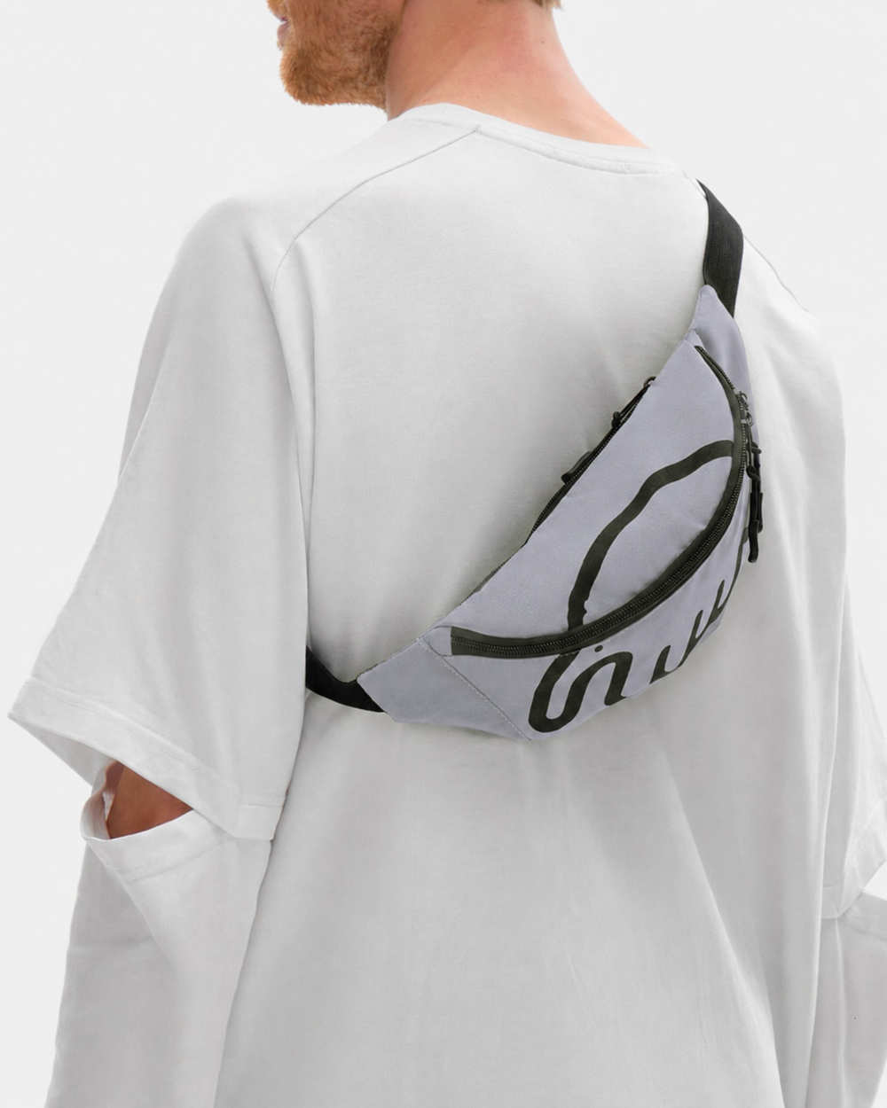 Поясная сумка Anteater Waistbag Light Серебро