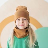Шапка и снуд комплект "Орех"