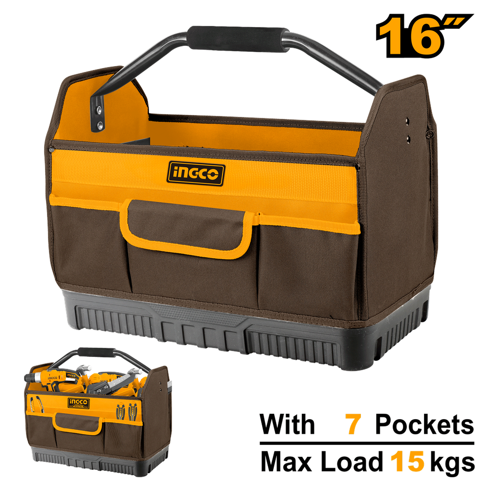 Сумка для инструментов INGCO HTBGL04 INDUSTRIAL 40 см Сумка для инструментов INGCO HTBGL04 INDUSTRIAL 40 см