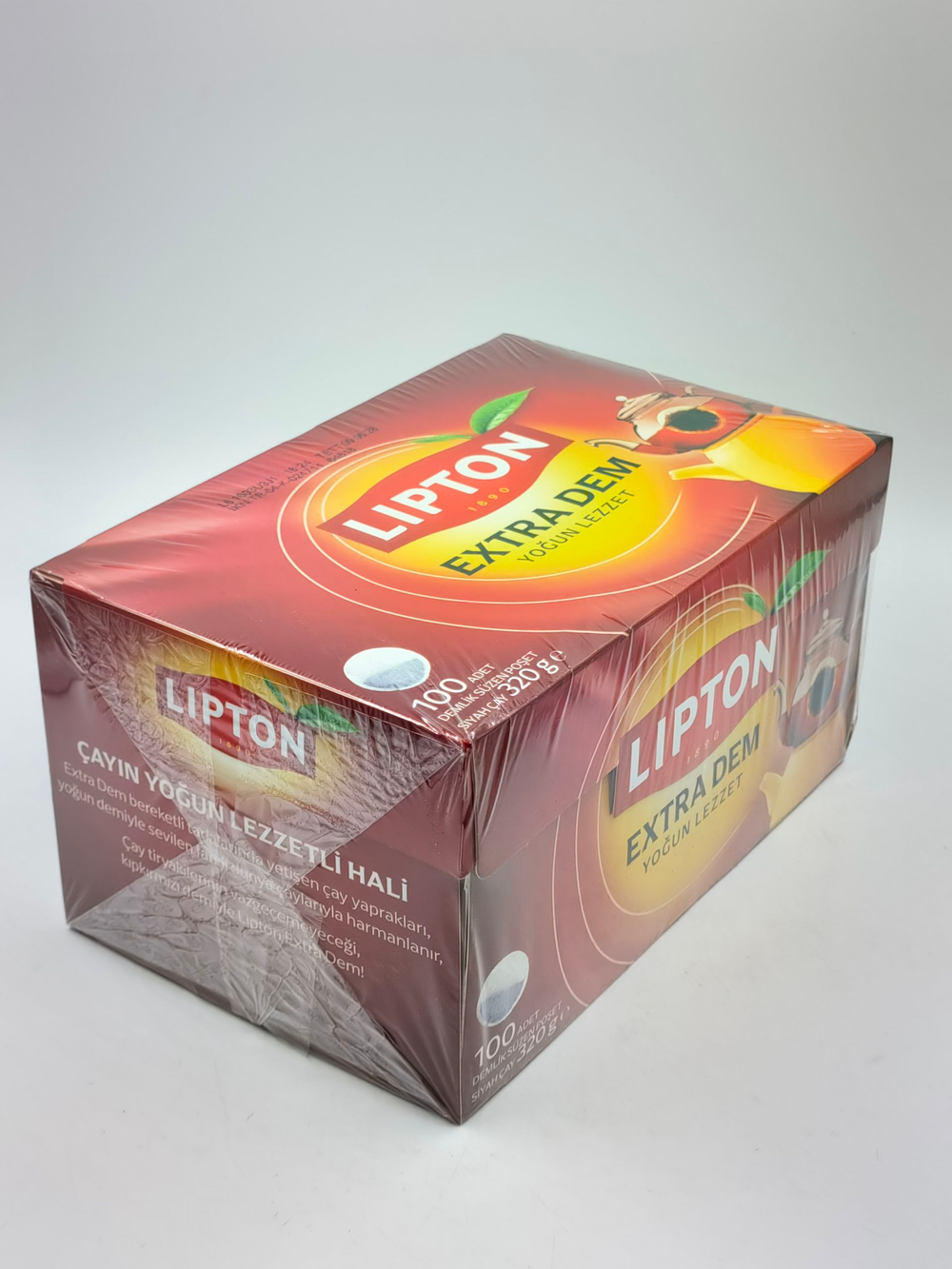 Чай черный пакетированный Lipton Extra Dem Infuser 100 шт 320 г