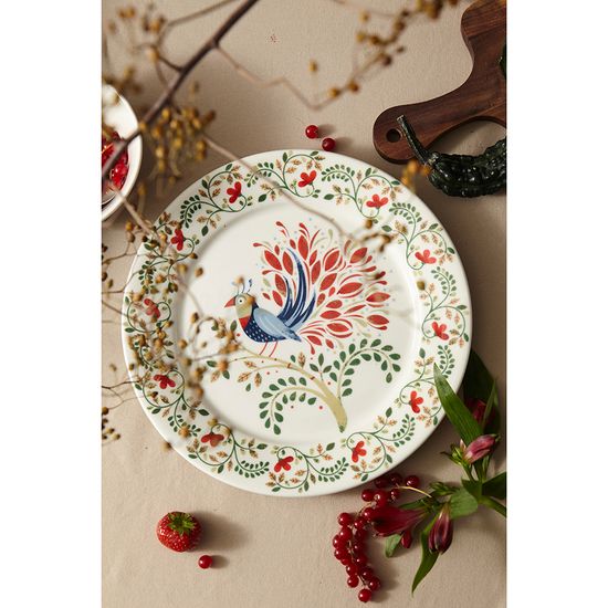 Тарелка fantail bird из коллекции birds of paradise, D28 см
