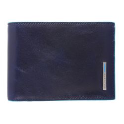 Кошелек Piquadro Blue Square синий телячья кожа (PU257B2/BLU2)
