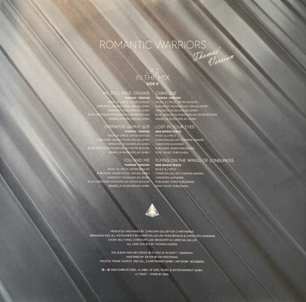 Thomas Anders / ...Sings Modern Talking - Romantic Warriors - Thomas' Version (2LP)