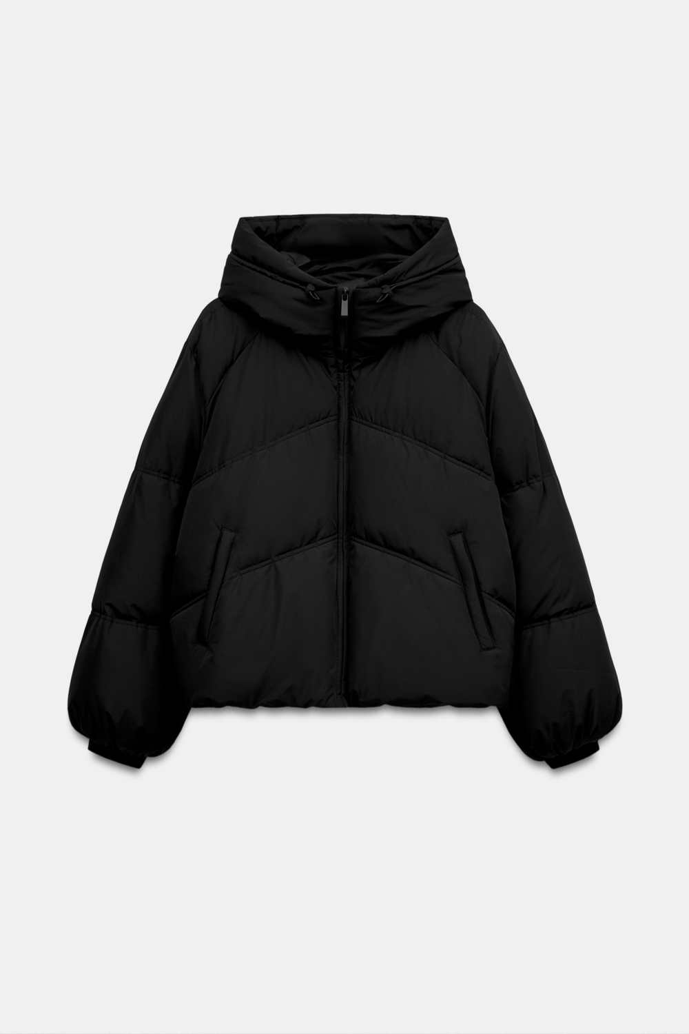 СТЕГАНЫЙ АНОРАК С КАПЮШОНОМ WATER REPELLENT WINDPROOF — ZARA