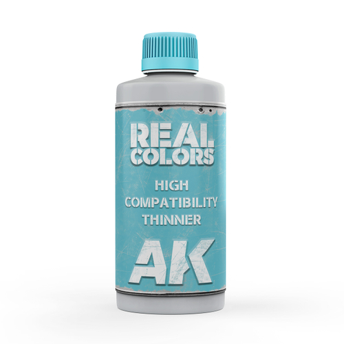 Высокосовместимый разбавитель для красок серии Real Colors AK Interactive - High Compatibility Thinner (400ml)