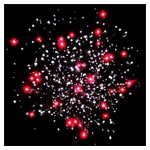 Римская свеча Калейдоскоп  1шт (0,8"*8) НФ5024 яркий фейерверк