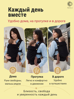 Эргорюкзак для новорожденных слинг рюкзак переноска