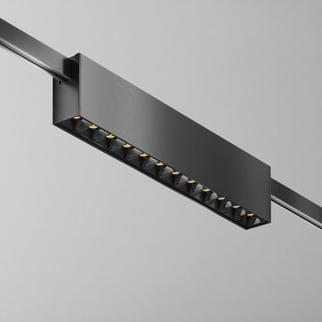 Магнитный трековый светодиодный светильник 12W 3000К 24V TR150-1-12W3K-M-B чёрный Points Flarity Maytoni