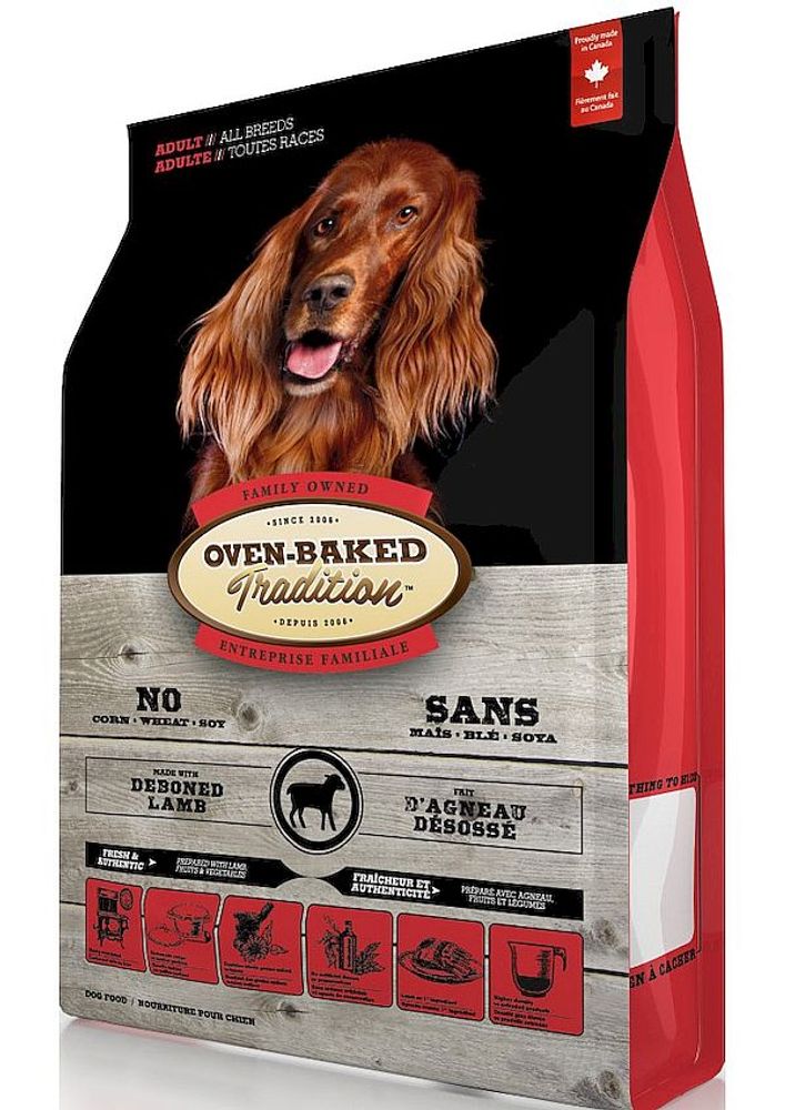 Oven Baked Tradition Adult Dog All Breeds корм для собак всех пород со свежим Ягненком 11,34кг Oven Baked Tradition Adult Dog All Breeds корм для собак всех пород со свежим Ягненком 11,34кг