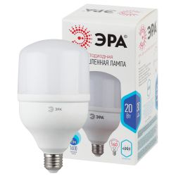 Лампа светодиодная POWER ЭРА STD LED T80-20W-4000-E27 20Вт колокол нейтральный белый свет Е27 | Лампы cветодиодные POWER