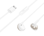 Стереонаушники Hoco M115 Pro с микрофоном Type-C белые