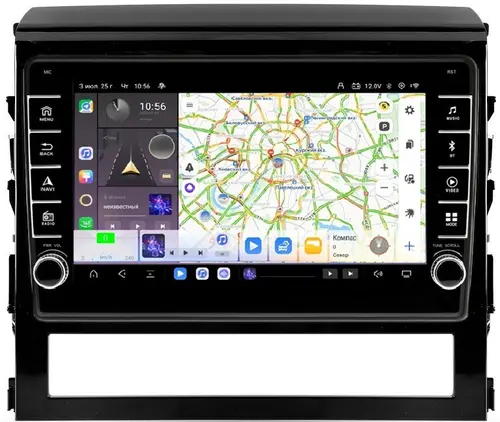 Магнитола для Toyota Land Cruiser 200 2015-2021 (без JBL) - Kuberg OL-9618 (кнопки и крутилки) Android 13, Быстрая, CarPlay, 4G SIM-слот