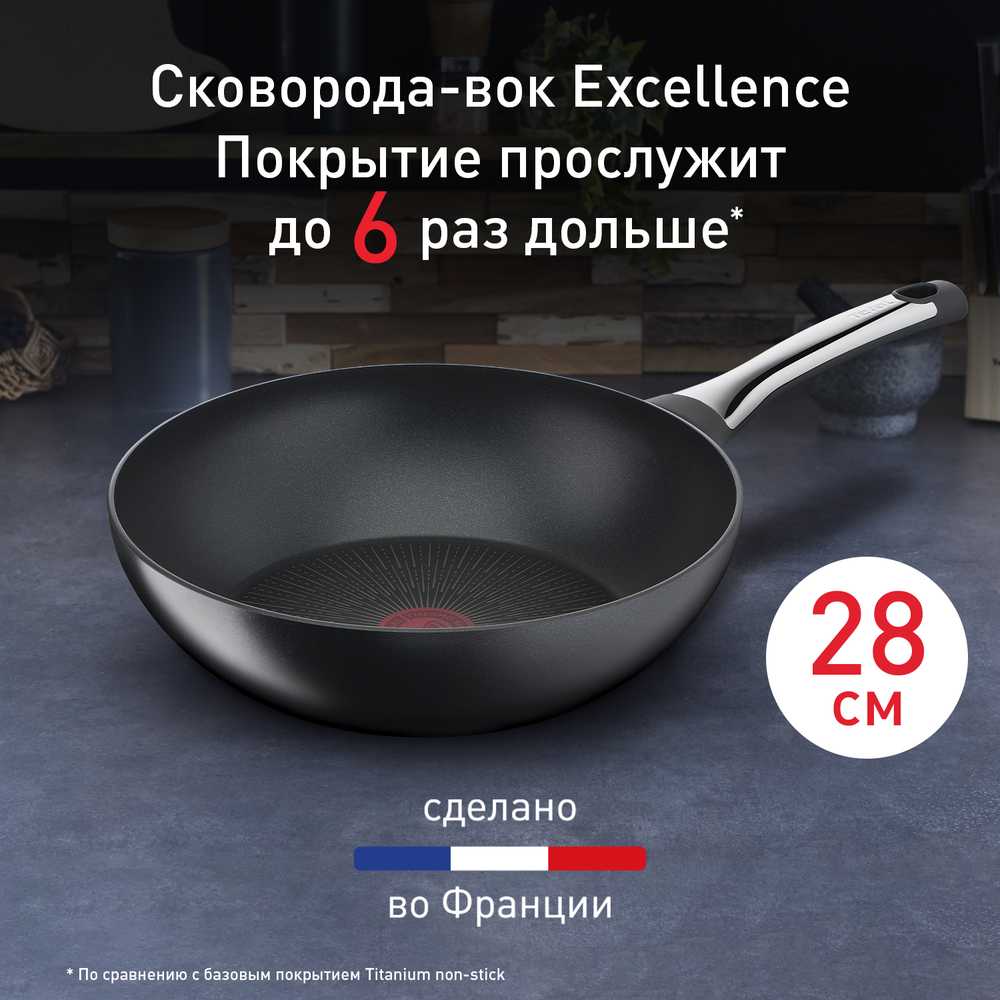 Сковорода-вок Tefal Excellence 28 см G2691972