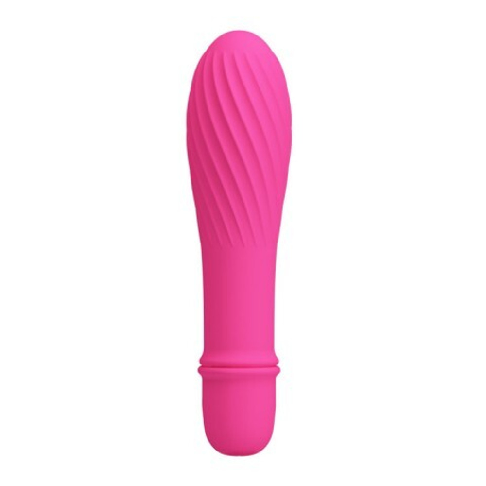 Мини вибратор "Solomon" 12,3 x 2,9 см. розовый
