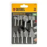 Набор шарошек для дрели (ПШМ) 10 шт Denzel — фото 4
