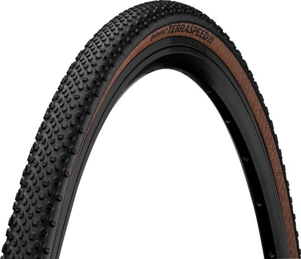 Покрышка. 28"/700x45C/28x1.70 02-0102007 (45-622) Terra Speed ProTection, TL-Ready, E-25 черн/коричневая (кевлар/складная) CONTINENTAL