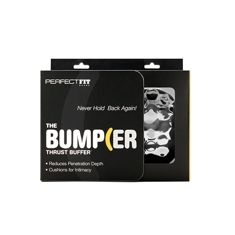 Эрекционное кольцо  Perfect Fit The Bumper Black (Base & Donut)