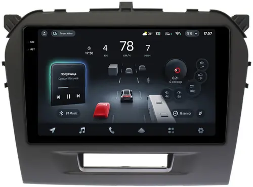 Магнитола для Suzuki Vitara 2014-2022 (без штатной КЗВ) - Teyes CC4-PRO монитор 9.5" 2K QLED на Android 13, Быстрейшая, Snapdragon 778G, ИИ, CarPlay, DSP, 4G SIM-слот