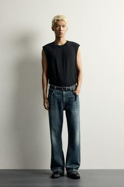 ДЖИНСЫ FLARED FIT С КОНТРАСТНЫМИ КАРМАНАМИ — ZARA