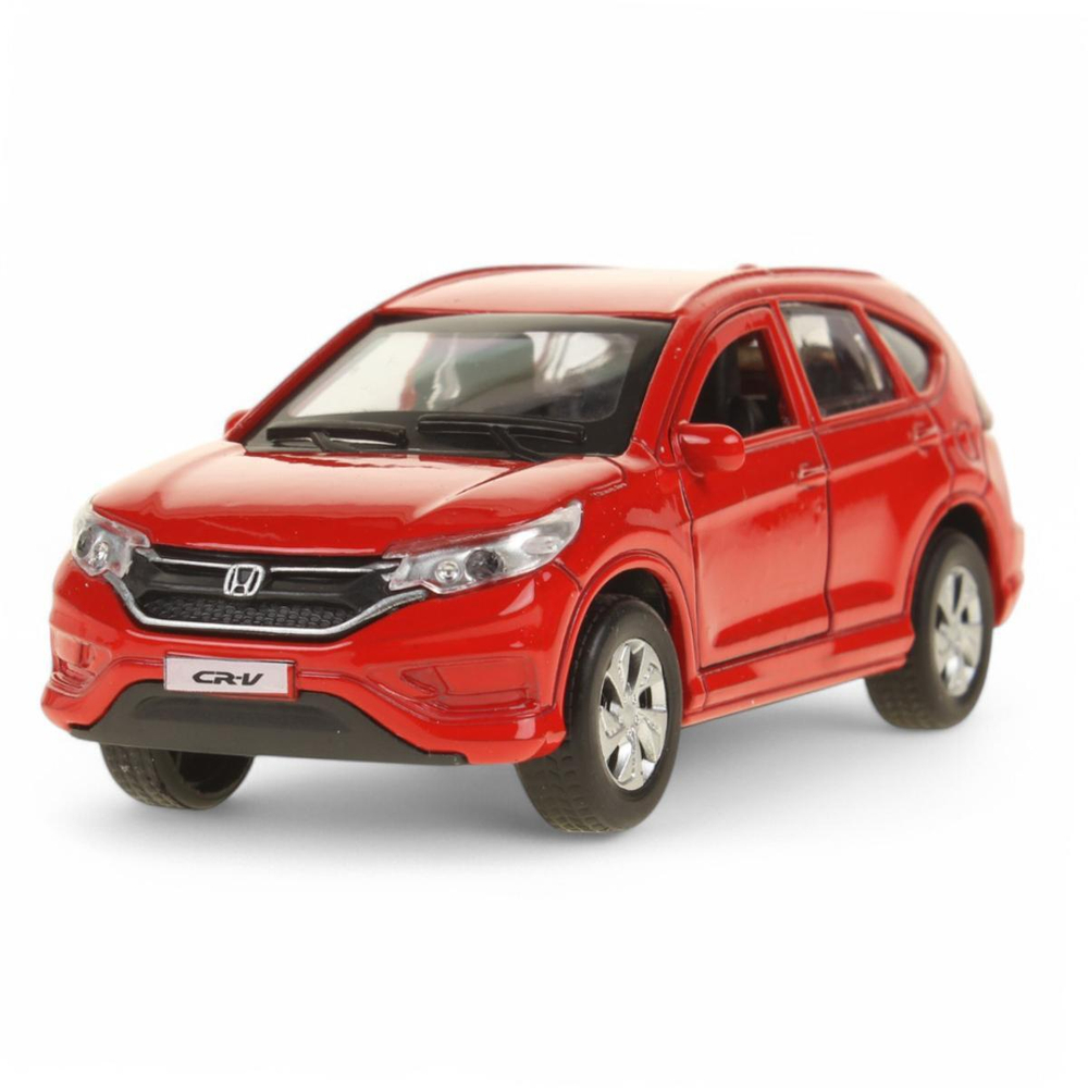 Модель ин. мет. "Honda CR-V" 12см, открыв. двери, красный в коробка CR-V-RD (Технопарк)