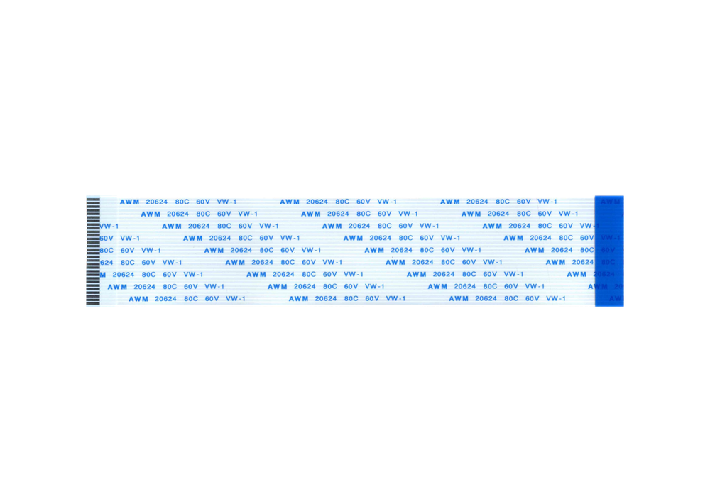 Шлейф 30 pin, 15 см, шаг 1 мм FFC, обратный Б