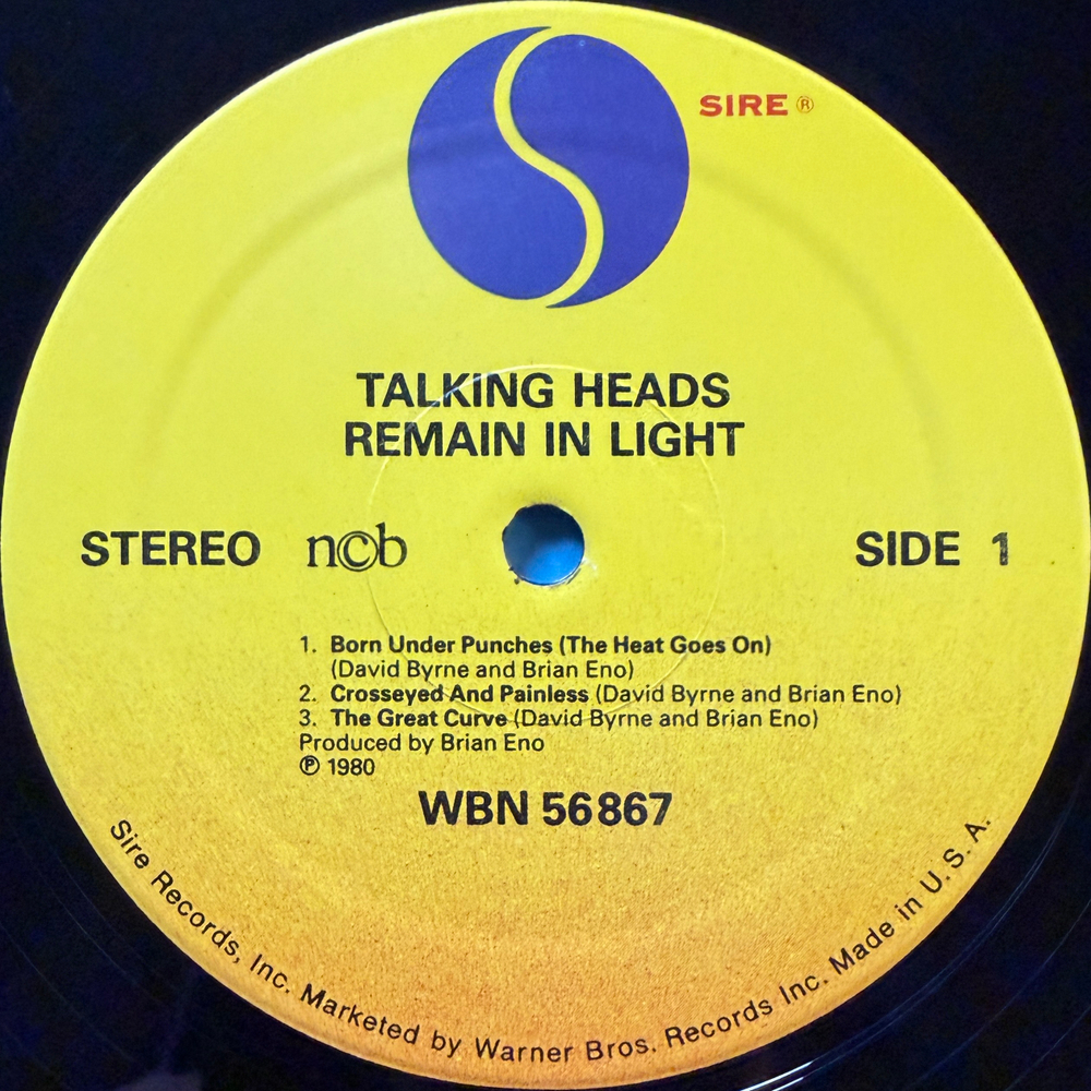 Talking Heads ‎– Remain In Light (Скандинавия)