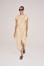 ПЛАТЬЕ МИДИ С ВОЛАНАМИ — ZW COLLECTION — ZARA