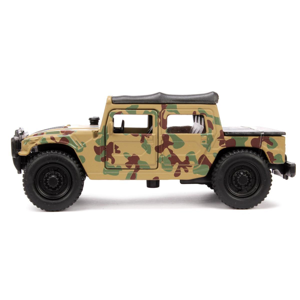 Модель ин. мет. "Hummer H-1 пикап" 12см. двери, багаж. SB-18-09-H1-M(GY)-WB (Технопарк)