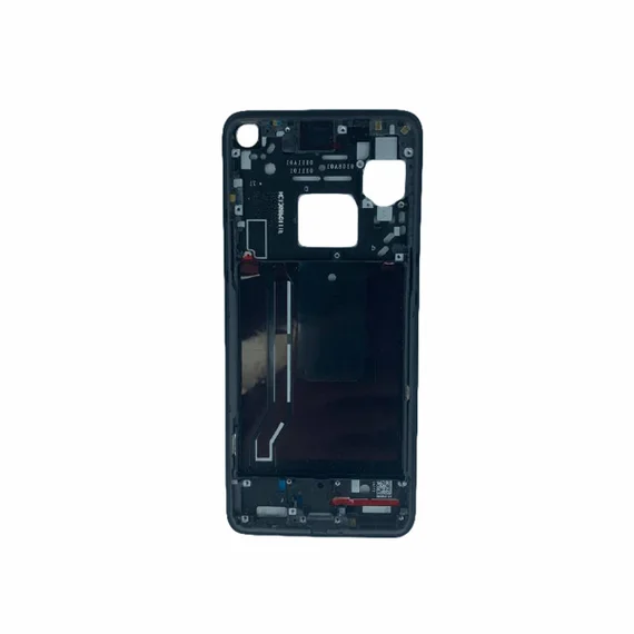 Средняя часть корпуса (рамка) для OnePlus 9R черная (Carbon Black)