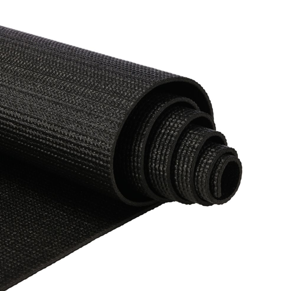 Коврик для фитнеса и йоги YM01-PVCYO-Black 173 х 61 х 0,3 см