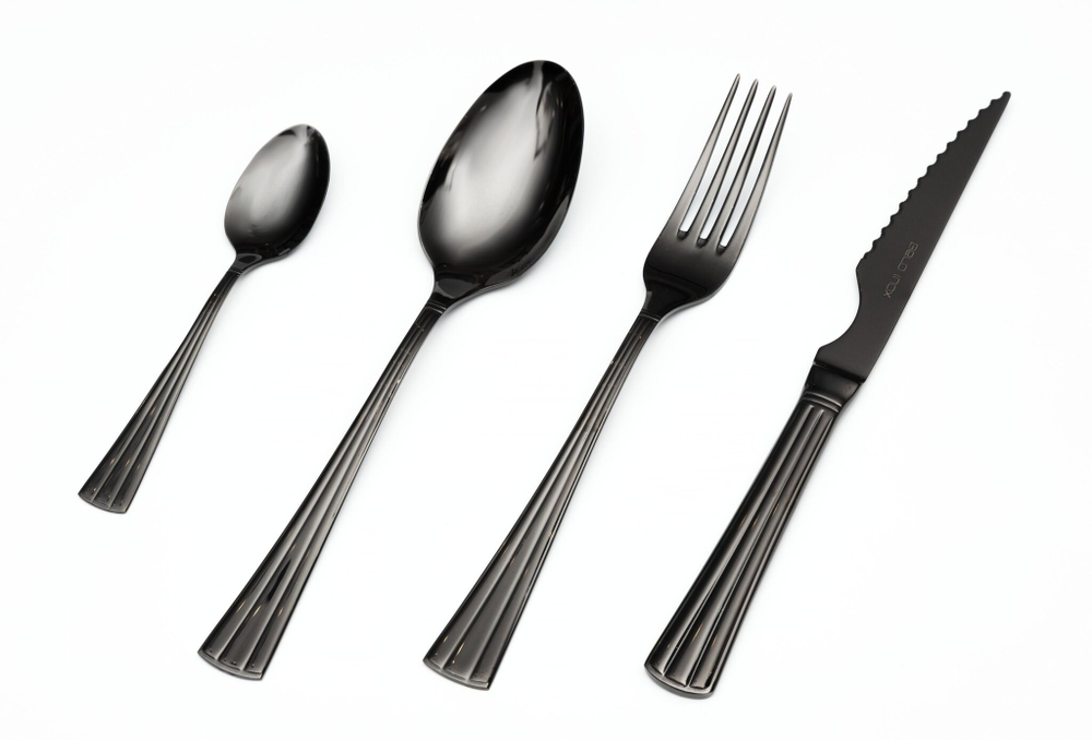 Набор PRINCIPE black102-103 столовые приборы Belo Inox Черный