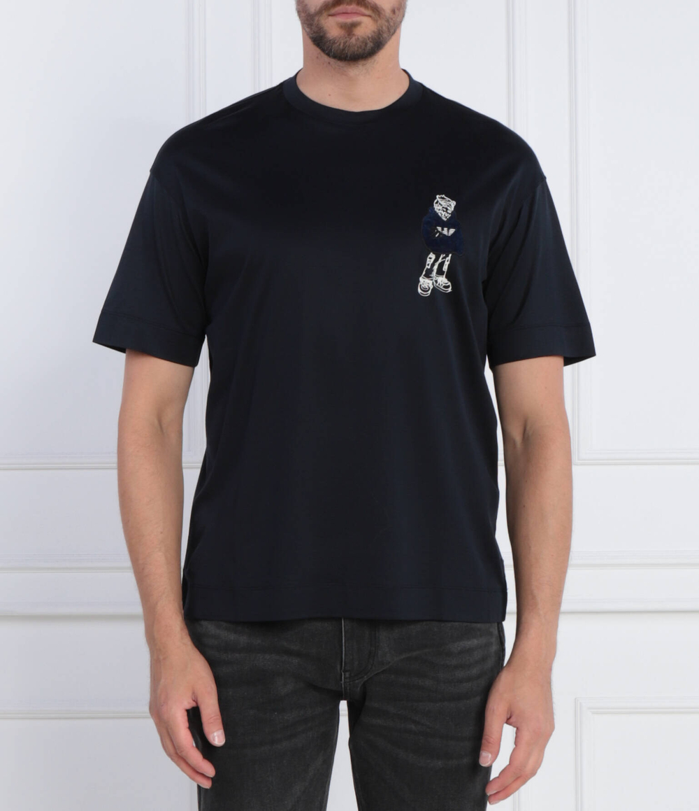 Футболка Emporio Armani - темно-синий(6R1TB5 1JUVZ)