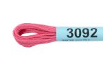 Мулине Gamma 100% хлопок, цв.3092 т.розовый, 24 мотка по 8 метров
