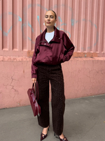 Бомбер Mina вишня