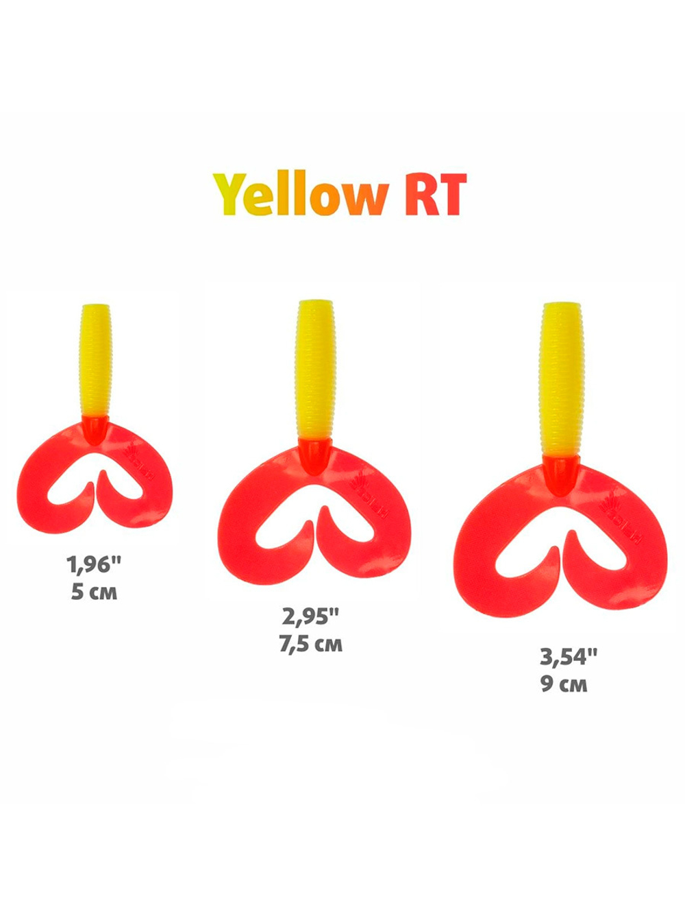 Твистер Helios Credo Double Tail 2,95"/7,5 см Cola 7шт. (HS-12-045)