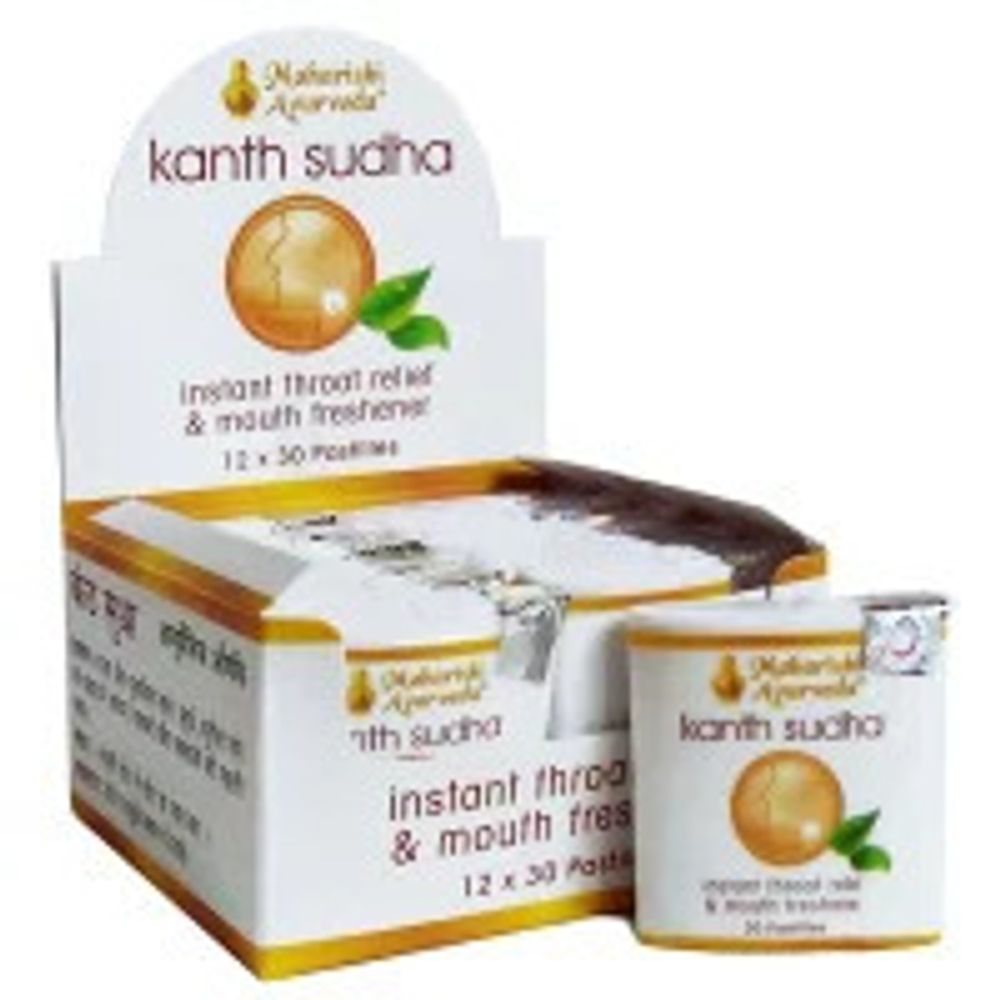 Драже травяное Maharishi Ayurveda Kanth Sudha от боли в горле 30 шт