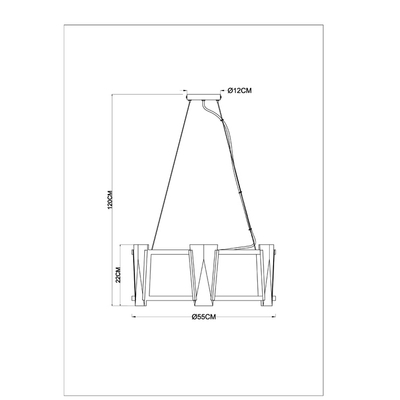Подвесная люстра Arte Lamp GRATO A4079LM-6CC, 6хE14