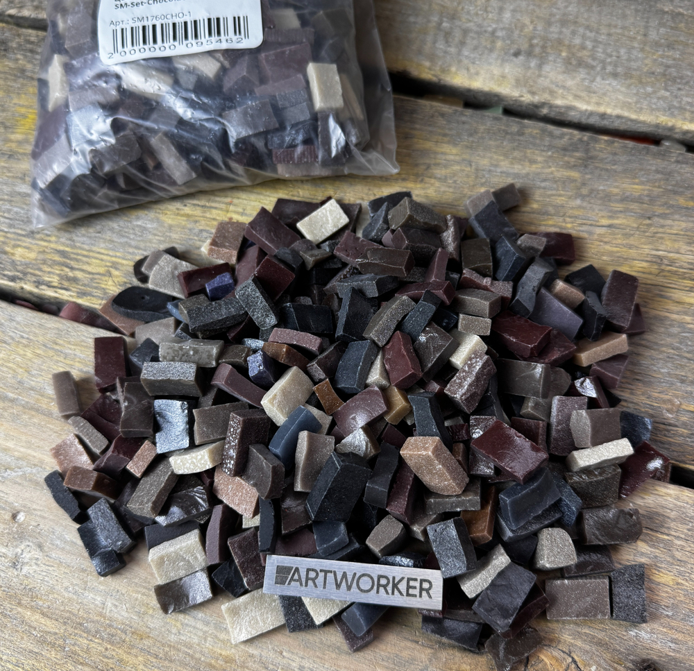Колотая смальта коричневых оттенков SM-Set-Chocolate-1 ArtWorker