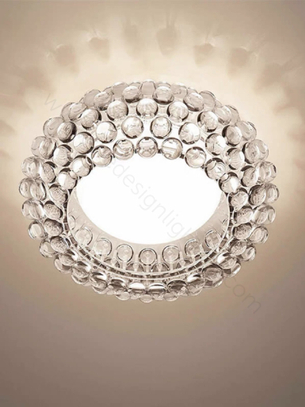 Ceiling design lamp CABOCHE piccola by Foscarini (Clear)