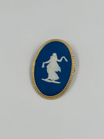 Брошь Wedgwood синяя