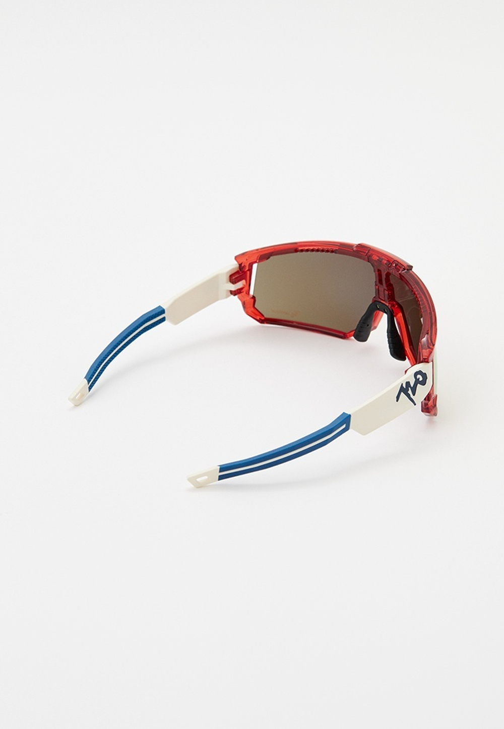 Спортивные очки 720armour Mars / Glossy Rubylith / Matte White Temple / Champion Gold Ti Lens