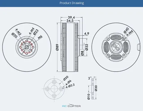 T-motor MN801-S KV150