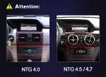 Магнитола для Mercedes-Benz GLK 2008-2012 NTG 4.0 - Kuberg монитор 12.3" в стиле Audi на Android 13, Быстрая, CarPlay, 4G SIM-слот