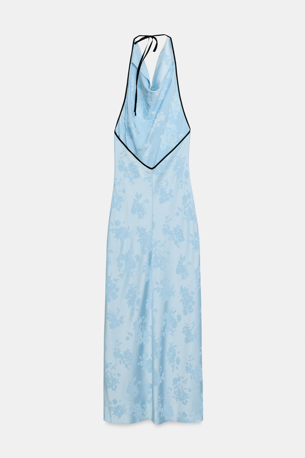 ПЛАТЬЕ МИДИ С ЖАККАРДОВЫМ ЦВЕТОЧНЫМ УЗОРОМ — ZARA