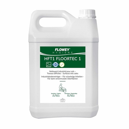 Низкопенное щелочное моющее средство FLOORTEC 2 VIOLET, канистра 5 л., FLOWEY (Люксембург)